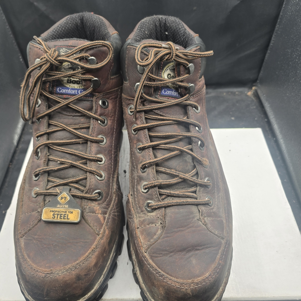 Georgia Boot Dark Brown Steel Toe‎ Boots